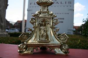 Altar - Cross style Gothic en BRONZE, France 19th century