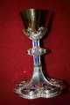 Chalice style gothic en silver, Dutch 18 th century