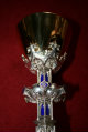 Chalice style gothic en silver, Dutch 18 th century