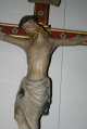 Cross + Corpus style gothic en plaster, Belgium 19th century