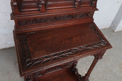 Kneeler  style Gothic en Oak Wood, France 19th century