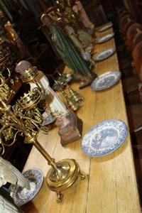 Monastery Table style Gothic en Oak, Belgium 18 th century