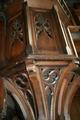 Pulpit style gothic en WOOD OAK, Belgium 19th century