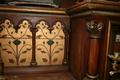 Altar style Gothic - style en Oak wood, Belgium 19th century