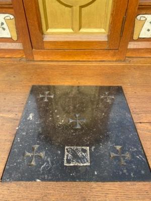 Altar style Gothic - Style en Oak wood, Belgium 19 th century