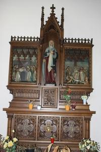 Altar Measures Without Steps. style Gothic - style en wood oak, 19th century