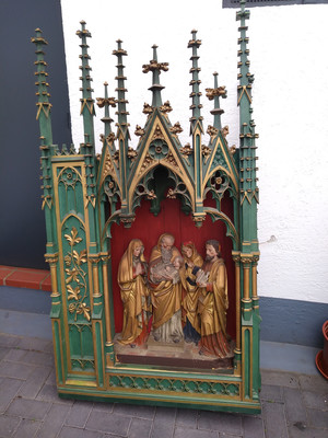 Altar  More And Better Pictures Soon ! style Gothic - Style en Wood, Germany 19 th century