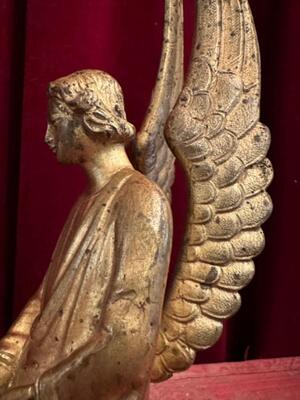 Angel style Gothic - Style en Bronze Gilt, France 19 th century ( Anno 1885 )