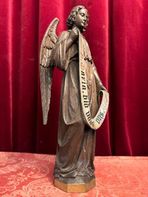 Angel style Gothic - Style en Oak wood, Belgium  19 th century ( Anno 1885 )