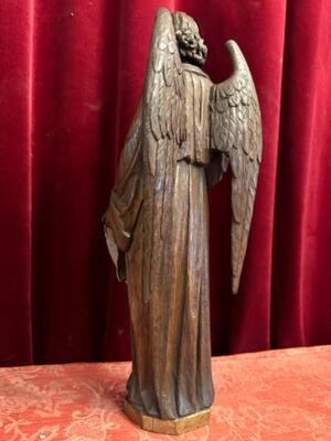 Angel style Gothic - Style en Oak wood, Belgium  19 th century ( Anno 1885 )