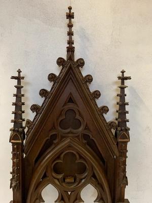 Architectural Element style Gothic - style en Oak wood, France 19 th century