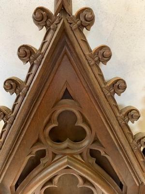 Architectural Element style Gothic - style en Oak wood, France 19 th century