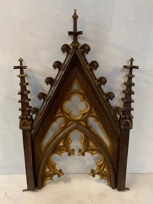 Architectural Element style Gothic - style en Oak wood, France 19th century