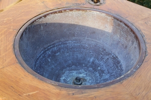 Baptismal Font style Gothic - style en wood, ENGLAND 19th century