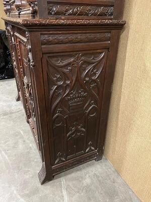 Cabinet Expected !! style Gothic - Style France 19 th century