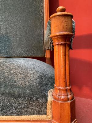 Chair style Gothic - Style en Walnut wood , France 19th century