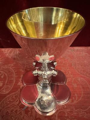 Chalice style Gothic - Style en Full - Silver, Belgium  19 th century