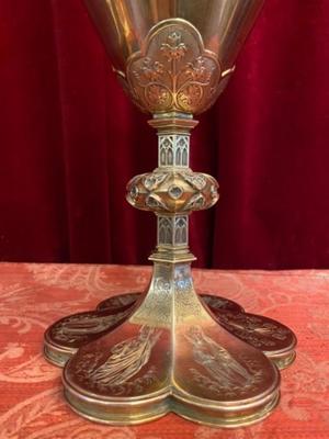 Chalice style Gothic - style en Full - Silver, Belgium 20th century ( 1907 )