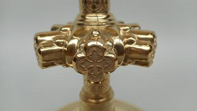 Chalice  style Gothic - Style en Full - Silver Gilt, Belgium 19 th century