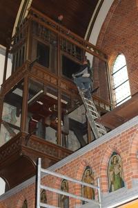 Dismantling Organ December 2016 style Gothic - style en wood oak, Belgium 19th century