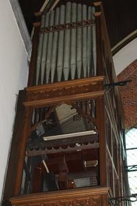 Dismantling Organ December 2016 style Gothic - style en wood oak, Belgium 19th century