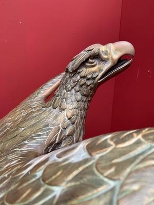 Eagle Lectern. Could Be Polished. style Gothic - style en Full Bronze, England. St Peters Church Bishop Auckland  19th century