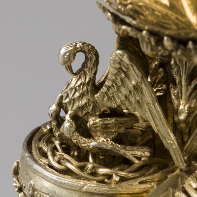 Exceptional Chalice With Original Paten style Gothic - Style en Full - Silver /  Enamel, Aachen - Germany 19 th century ( Anno 1899 )