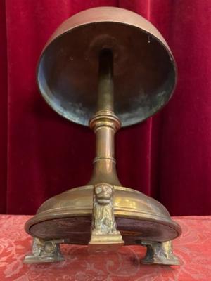 Gong style Gothic - Style en Bronze , France 19 th century ( Anno 1890 )