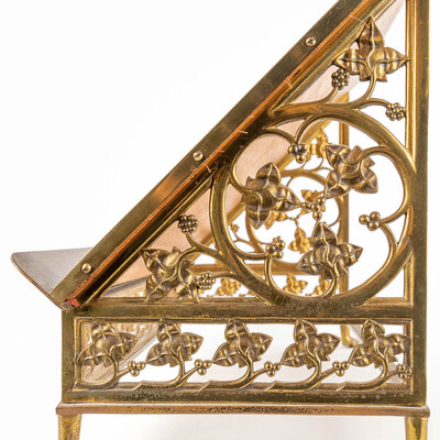 Lectern  style Gothic - Style en Brass / Bronze, Belgium  19 th century