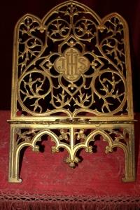 Missal Stand style Gothic - style en Bronze / Gilt, France 19th century