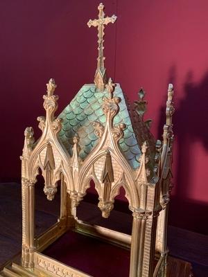 Relic House style Gothic - style en Bronze / Gilt, France 19th century ( anno 1890 )