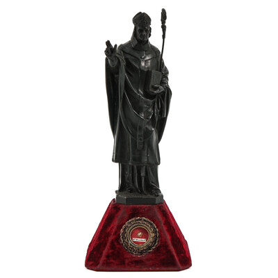 Reliquary - Relic Ex Ossibus St. Lambertus style Gothic - Style en Wood / Glass / Originally Sealed, Belgium  19 th century