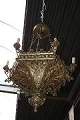 Sanctuary Lamp style Gothic - Style en Brass / Bronze , France 19 th century ( Anno 1890 )