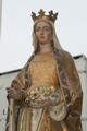 St. Elizabeth Of Hungary style Gothic - Style en plaster polychrome, Belgium 19th century ( anno 1870 )