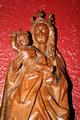 St. Mary Statue style Gothic - style en hand-carved wood, Belgium 1870