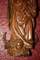 St. Mary Statue style Gothic - style en hand-carved wood, Belgium 1870