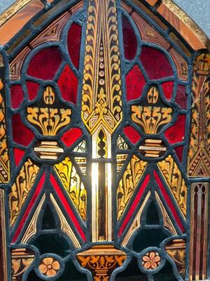 1 Gothic - Style Stained Glass Window Architect Molenaar
