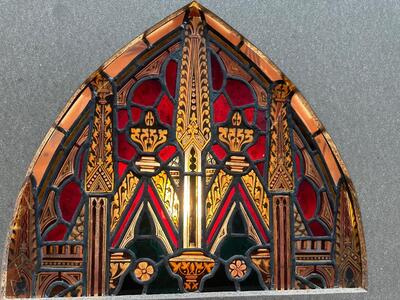 1 Gothic - Style Stained Glass Window Architect Molenaar