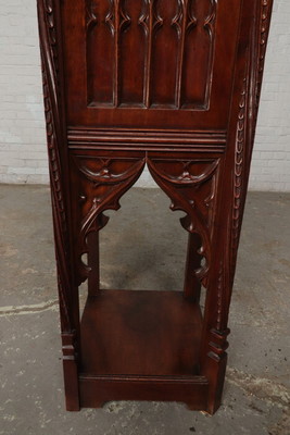 Stand  style Gothic - style en Walnut wood , Belgium  19 th century