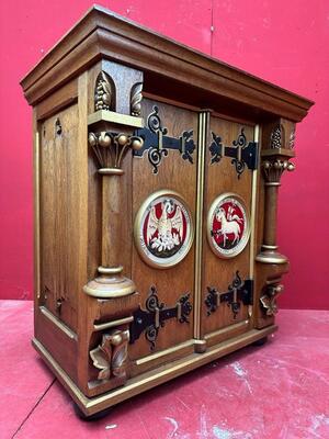 Tabernacle style Gothic - Style en Oak wood, Belgium  19 th century