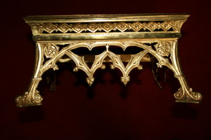 Tabor style gothic en Brass / Bronze, France 19th century