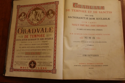 Graduale Romanum Large Edition Italy  1872