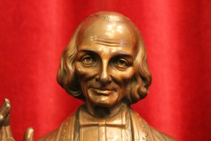 Jean Baptiste Marie Vianney. Weight 18.25 Kgs. en Full Bronze, France 1905