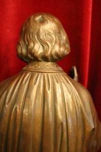 Jean Baptiste Marie Vianney. Weight 18.25 Kgs. en Full Bronze, France 1905