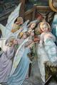 Large Nativity  en PLASTER, BELGIUM 19TH CENTURY