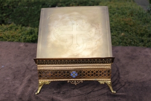 Missal Stand en BRASS / ENAMEL, France 19th century