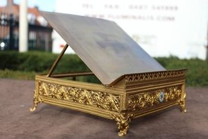 Missal Stand en BRASS / ENAMEL, France 19th century