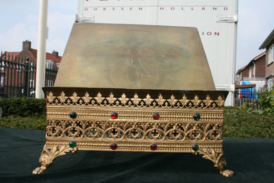 Missal Stand en BRASS , France 19th century