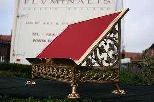 Missal Stand en Brass / Bronze, Belgium 19 th century