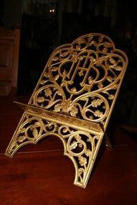 Missal Stand en Brass / Bronze, France 19th century